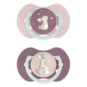 Difrax Dynamic Sucette Nuit&Jour Girl 3-6 mois