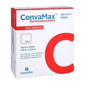 Convamax Superabsorber Non Adhesif 10x10cm