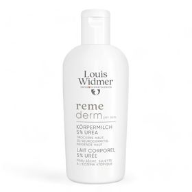 Louis Widmer Remederm Dry Skin Lait Corporel 5 % Urée Légèrement Parfumé