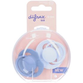 Difrax Dynamic Fopspeen 0-6M Prime Baby Blue/Blue