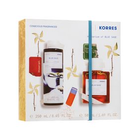 Korres - Coffret Promo Blue Sage Eau de Toilette & Gel Douche