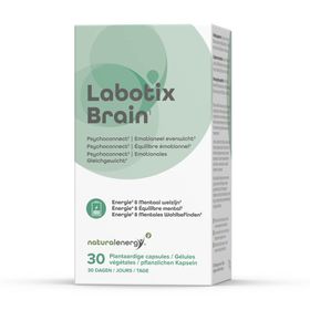 Natural Energy Labotix - Gélules pour le cerveau avec safran, biotine et probiotiques