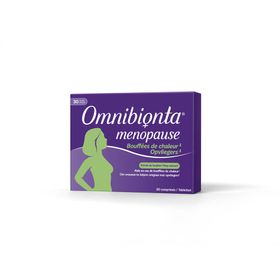 Omnibionta® Ménopause | Bouffées de Chaleur, Contre la ménopause avec extrait de plante (houblon)¹