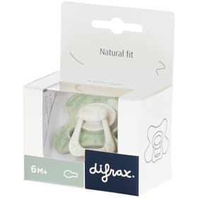 Difrax Sucette Naturelle 6m+ Dusty Green Leafs