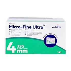 Embecta™ Micro-Fine™ Aiguilles à stylo 4 mm 32G Ref 321097