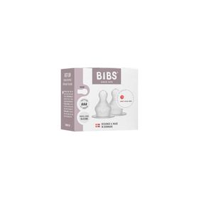 BIBS Tétines Biberon Silicone Nipple 2 Pièces - Rapide