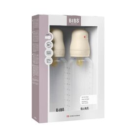 BIBS Biberon Set Complet 270ml 2 Pièces Latex - Ivory