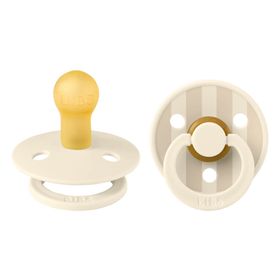 BIBS STUDIO Colour 2 Pack Pin - Ivory Vanilla Mix | +0 mois