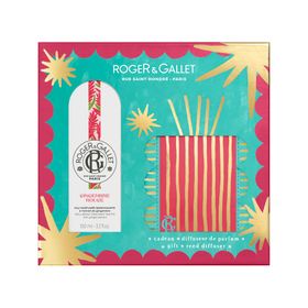 Roger & Gallet Cadeauset Eau Parfumee Bienfaisante Gingembre Rouge+ diffuser