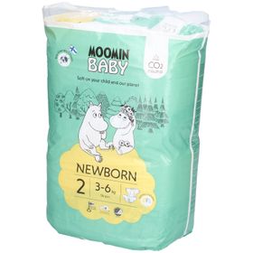 Moomin Couches Écologiques Taille 2 Mini (3-6 kg)