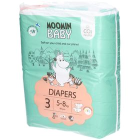 Moomin Baby Couches Taille 3 Midi (5-8 kg)