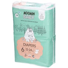 Moomin Couches Écologiques Taille 6 Junior (12-24 kg)