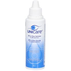 Unicare All-in-One Liquide pour lentilles de contact souples