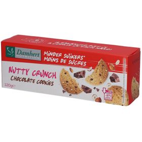 Damhert Moins de sucres Nutty crunch chocolate cookies
