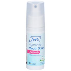 TePe Spray Buccal Hydratant - Stimulateur de salive, Pomme et menthe douce