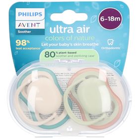 Philips Avent Sucette +6m Air olive/beige