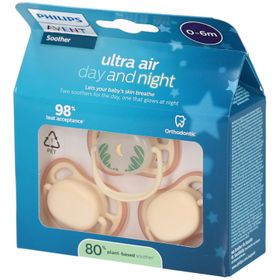 Philips Avent Ultra Air Sucette +0m 3pack