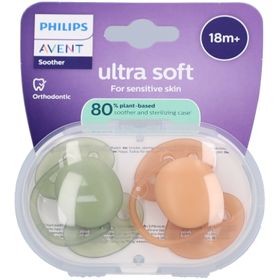 Philips Avent Ultra Air Sucette +18m Soft terracotta/kaki