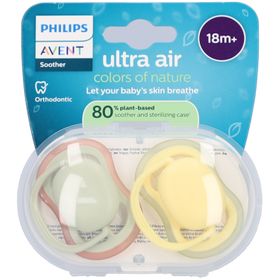 Philips Avent Ultra Air Sucette +18m Air menthe/ivoire