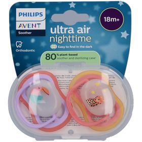 Philips Avent Sucette +18m Air Night toucan/chat