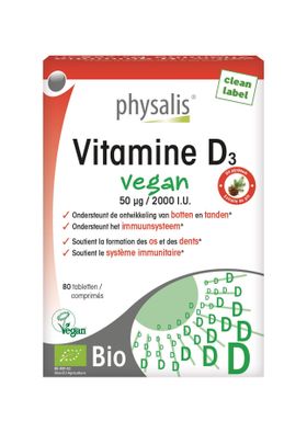 Physalis Vitamine D3 Vegan