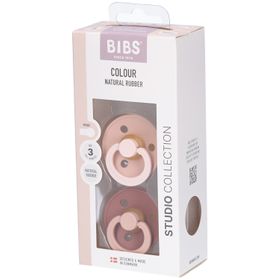 BIBS Sucettes Fusion 2-Pack Blush/Woodchuck Taille 3