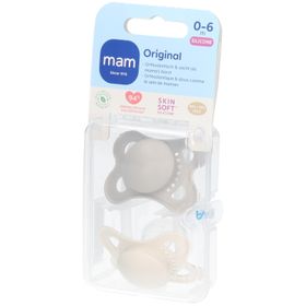 MAM Original Silicone Sucette 0-6 mois Unisex