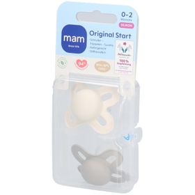 MAM Original Start Silicone Sucette 0-2 mois Unisex