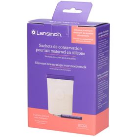 Lansinoh Sachets de Conservation du Lait Maternel en Silicone
