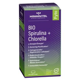 Mannavital Fyto Bio Chlorella+spirulina