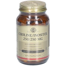 SOLGAR® Choline/Inosito 250/250 mg