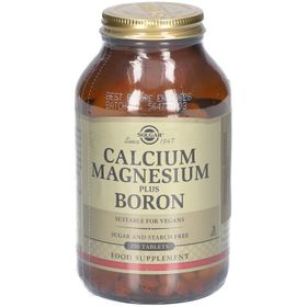 Solgar Calcium Magnésium Plus Bore