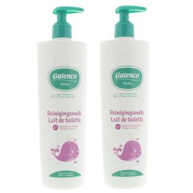 Galenco® Bébé Lait de toilette 2 en 1 Visage et Fesses