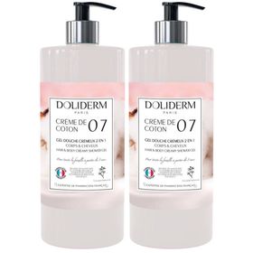 DOLIDERM CRÈME DE COTON 07 Gel douche crémeux 2 en 1