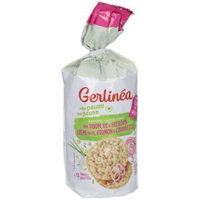 Gerlinéa Ma pause Galette de Maïs Crème à la Ciboulette