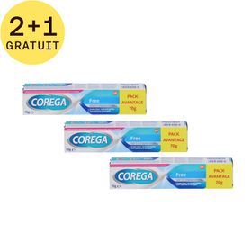 COREGA Free Crème adhésive pour prothèse dentaire