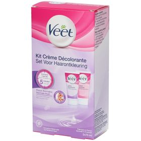 Veet Kit Crème Décolorante - Visage et Corps  - Peau Normale