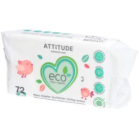 Attitude Eco Lingettes 72 lingettes