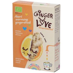 GingerLove Unsweetened Thé Gingembre, Orange & Citron Bio