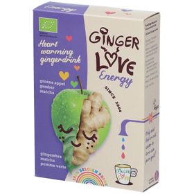 GingerLove Energy Thé Pomme Verte, Gingembre & Matcha Bio
