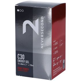Neversecond™ C30 Energy Gel Fruit Punch 12x60 ml gel