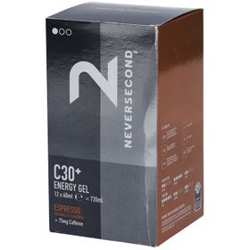 Neversecond™ C30 Energy Gel Espresso 12x60 ml gel
