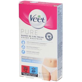 Veet PURE Bandes de cire froide