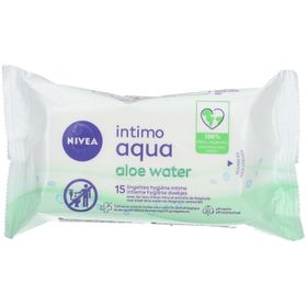 NIVEA Intimo Aqua Aloe water Lingettes hygiène intime