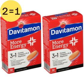 Davitamon More Energy 3-en-1 Énergie, mentale et physique contre Fatigue