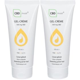 CBD PHAR - Gel-Crème 500 mg CBD pour Usage Cutané