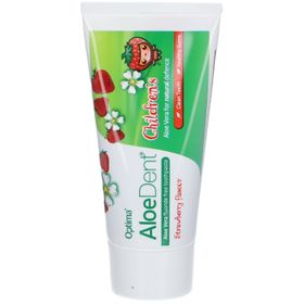AloeDent Dentifrice pour Enfants à l'Aloe Vera Sans Fluor Fraise
