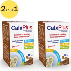 CalxPlus Chocolat 2 pour 1 | Calcium | Os