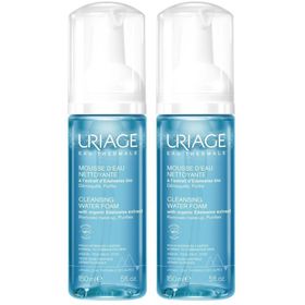 URIAGE Mousse d'eau nettoyante à l'extrait d'delweiss bio