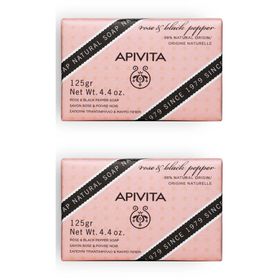 Apivita Savon naturel Rose & Poivre noir